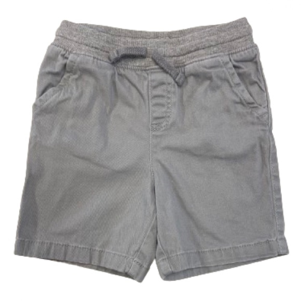 Boy’s Jumping Beans Gray Drawstring Chino Shorts With Comfort Waistband - 3T - Picture 1 of 3